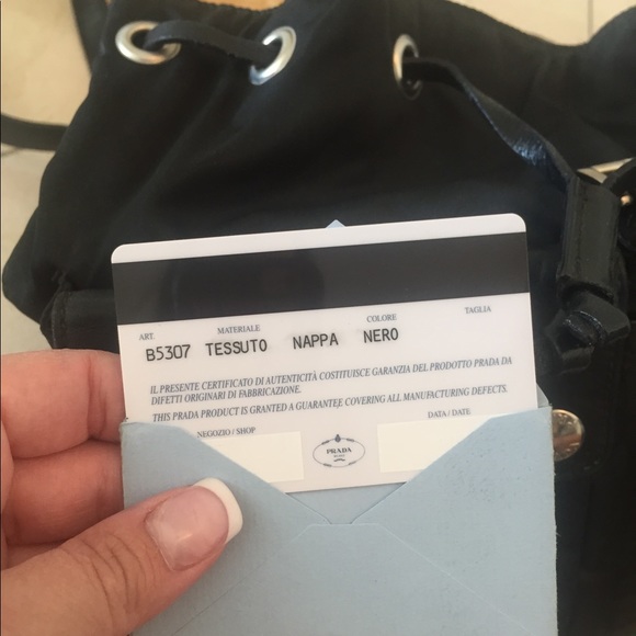 Prada Bag Black Leather& Nylon Backpack - Picture 9 of 11